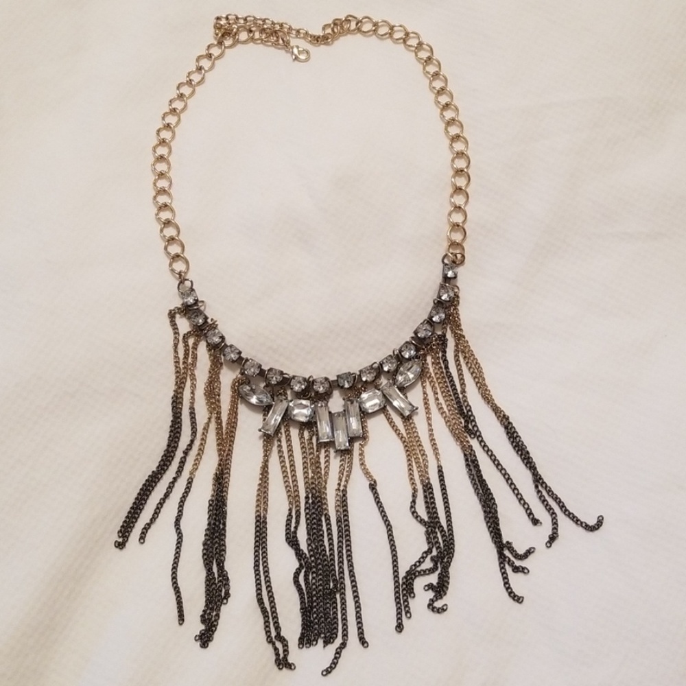 Signature necklace silver and gold